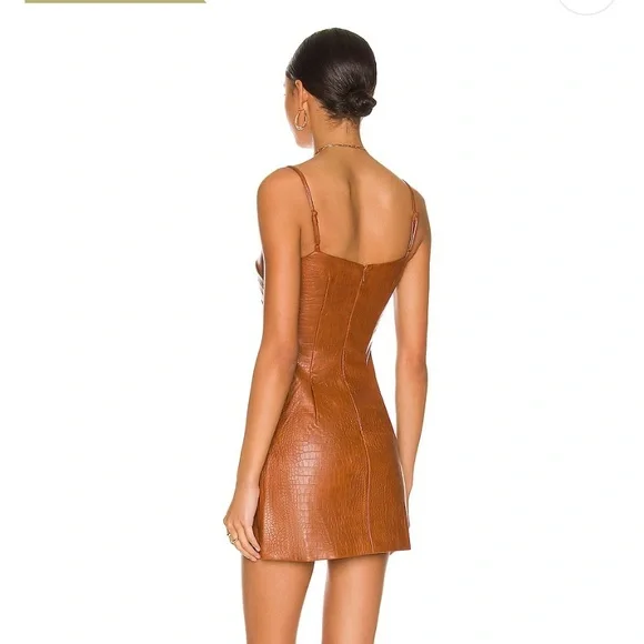 Bardot Brown Mini Dress - Picture 2 of 7
